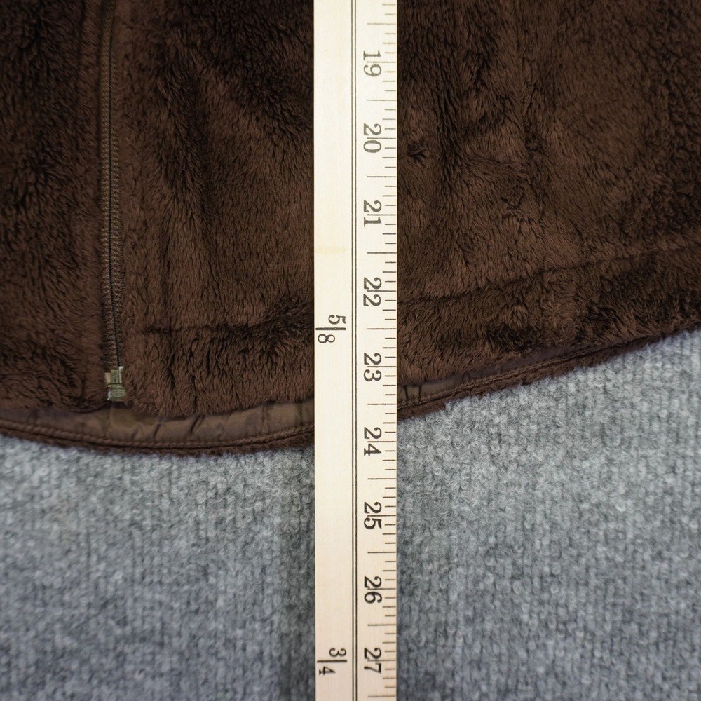 The North Face Osito 2 Fleece Jacket Womens XS Brown Full Zip Soft Fuzzy - Picture 8 of 13